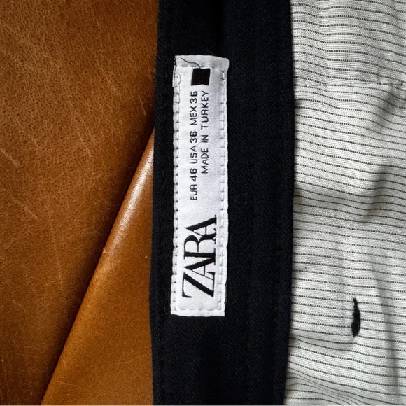 Zara Men's Navy Dress Pants - Picture 4 of 4